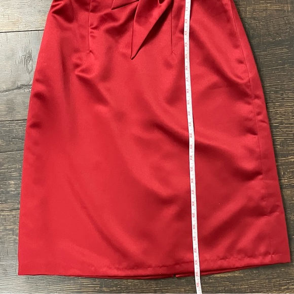 NWT Alfred Angelo red midi dress, size 12 - Picture 7 of 10